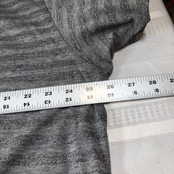 Slazenger Golf Mens Short Sleeve Gray Striped Polo Casual Shirt Size 2XL XXL - Picture 7 of 8